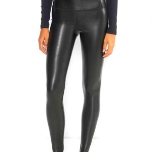 Wilfred Aritzia Daria Vegan Leather High Waisted Leggings Size S Tall